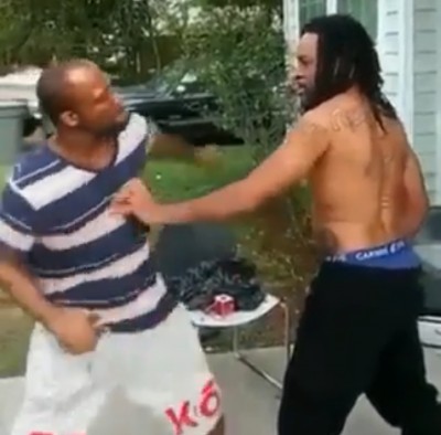 Nigga Gets Knocked The Fuck Out, In The Jaw. - LiveGore.com