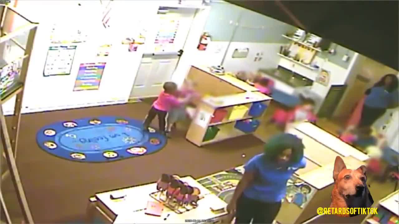 NIGGER Daycare Worker Abusing White Child - LiveGore.com