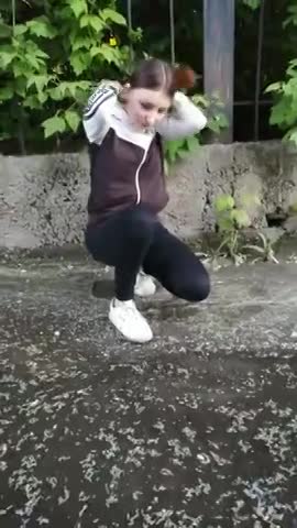 RUSSIAN SCHOOLGIRL IS HUMILIATED AND FORCED TO DRINK FROM A PUDDLE - LiveGore.com 
