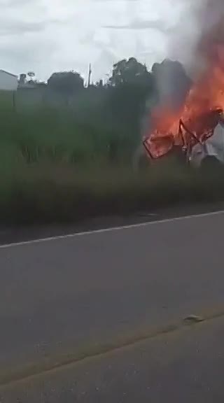 Woman Burns to Death In Car While Bystanders Film It - LiveGore.com 