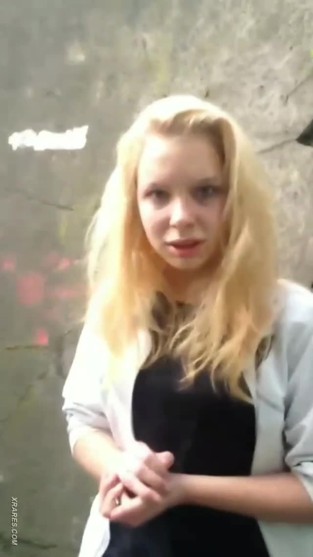 Blonde Russian Girl Getting Bullied - LiveGore.com